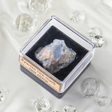 Maxbell Irregular Shape Rough Stone Science Mineral Rock Specimens for Desk Adult Blue