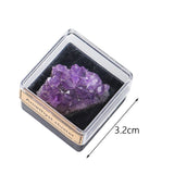 Maxbell Irregular Shape Rough Stone Science Mineral Rock Specimens for Desk Adult Violet