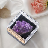 Maxbell Irregular Shape Rough Stone Science Mineral Rock Specimens for Desk Adult Violet