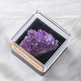 Maxbell Irregular Shape Rough Stone Science Mineral Rock Specimens for Desk Adult Violet