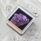 Maxbell Irregular Shape Rough Stone Science Mineral Rock Specimens for Desk Adult Violet