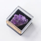 Maxbell Irregular Shape Rough Stone Science Mineral Rock Specimens for Desk Adult Violet