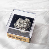 Maxbell Irregular Shape Rough Stone Science Mineral Rock Specimens for Desk Adult Chalcopyrite