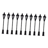 Maxbell 10x Model Railway Lamps HO Scale Street Lights Garden Garden Decor Hexagon light
