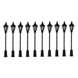 Maxbell 10x Model Railway Lamps HO Scale Street Lights Garden Garden Decor Hexagon light