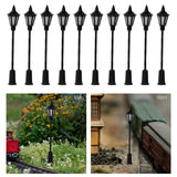 Maxbell 10x Model Railway Lamps HO Scale Street Lights Garden Garden Decor Hexagon light