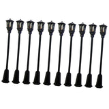 Maxbell 10x Model Railway Lamps HO Scale Street Lights Garden Garden Decor Street light