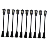 Maxbell 10x Model Railway Lamps HO Scale Street Lights Garden Garden Decor Street light
