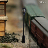 Maxbell 10x Model Railway Lamps HO Scale Street Lights Garden Garden Decor Street light