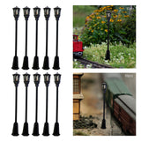 Maxbell 10x Model Railway Lamps HO Scale Street Lights Garden Garden Decor Street light