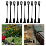 Maxbell 10x Model Railway Lamps HO Scale Street Lights Garden Garden Decor Street light