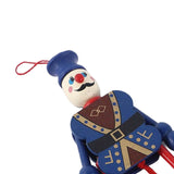 Maxbell Wooden Dolls Marionette Puppets Hanging Ornament for Kids Gifts Dark Blue