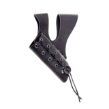 Maxbell Medieval Sword Dagger Frog Scabbard Vintage for Knight Pirate Stage Black