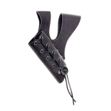 Maxbell Medieval Sword Dagger Frog Scabbard Vintage for Knight Pirate Stage Black