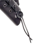 Maxbell Medieval Sword Dagger Frog Scabbard Vintage for Knight Pirate Stage Black