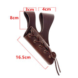 Maxbell Medieval Sword Dagger Frog Scabbard Vintage for Knight Pirate Stage Brown