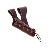Maxbell Medieval Sword Dagger Frog Scabbard Vintage for Knight Pirate Stage Brown