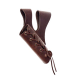 Maxbell Medieval Sword Dagger Frog Scabbard Vintage for Knight Pirate Stage Brown