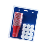 Maxbell Party Game Table Game Drinking Game Interactive for Activity Camping Reunion red cups White ball