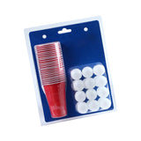 Maxbell Party Game Table Game Drinking Game Interactive for Activity Camping Reunion red cups White ball