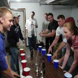 Maxbell Party Game Table Game Drinking Game Interactive for Activity Camping Reunion red cups White ball