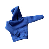 Maxbell Fashion 1/12 Scale Hoodie Sweater Clothes for 6in Dress up Figures Body Blue