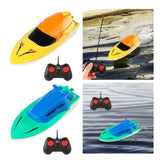 Maxbell Mini Boat Toy with Remote Control Pointed Bow Design for Kids Boys Blue