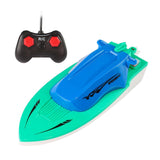 Maxbell Mini Boat Toy with Remote Control Pointed Bow Design for Kids Boys Blue
