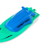 Maxbell Mini Boat Toy with Remote Control Pointed Bow Design for Kids Boys Blue