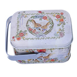 Maxbell Cute Easter Egg Tin Box Tinplate Tins Decorative for Decoration Treats Style B