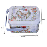 Maxbell Cute Easter Egg Tin Box Tinplate Tins Decorative for Decoration Treats Style B