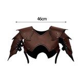 Maxbell Medieval Retro Chest Shoulder PU Leather for Cosplay Props Halloween
