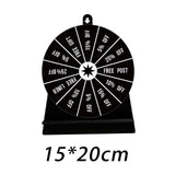 Maxbell Turntable Drinking Wheel Fortune Game Tabletop Game for KTV Party Carnival