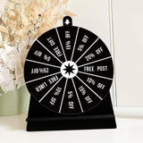 Maxbell Turntable Drinking Wheel Fortune Game Tabletop Game for KTV Party Carnival