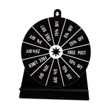 Maxbell Turntable Drinking Wheel Fortune Game Tabletop Game for KTV Party Carnival