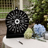 Maxbell Turntable Drinking Wheel Fortune Game Tabletop Game for KTV Party Carnival