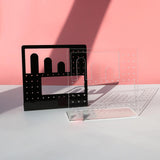 Maxbell Acrylic Earring Holder Stand Organizer Storage for Showroom Rings Necklaces Clear