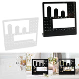 Maxbell Acrylic Earring Holder Stand Organizer Storage for Showroom Rings Necklaces Clear
