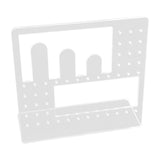 Maxbell Acrylic Earring Holder Stand Organizer Storage for Showroom Rings Necklaces Clear
