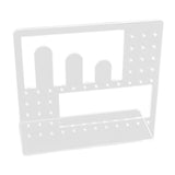 Maxbell Acrylic Earring Holder Stand Organizer Storage for Showroom Rings Necklaces Clear