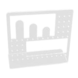 Maxbell Acrylic Earring Holder Stand Organizer Storage for Showroom Rings Necklaces Clear