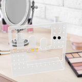 Maxbell Acrylic Earring Holder Stand Organizer Storage for Showroom Rings Necklaces Clear