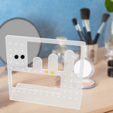 Maxbell Acrylic Earring Holder Stand Organizer Storage for Showroom Rings Necklaces Clear