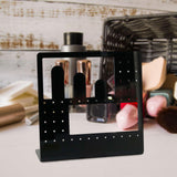 Maxbell Acrylic Earring Holder Stand Organizer Storage for Showroom Rings Necklaces Black