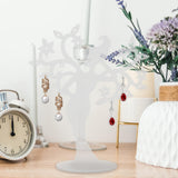 Maxbell Earring Display Stands Storage Hanging Holder for Tabletop Necklace Earrings Clear
