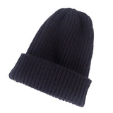 Maxbell Knitted Winter Hat Outdoor Ski Hat for Casual and Formal Adults Unisex Dark Blue