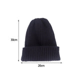 Maxbell Knitted Winter Hat Outdoor Ski Hat for Casual and Formal Adults Unisex Dark Blue