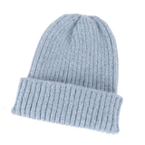 Maxbell Knitted Winter Hat Outdoor Ski Hat for Casual and Formal Adults Unisex Light Blur