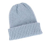 Maxbell Knitted Winter Hat Outdoor Ski Hat for Casual and Formal Adults Unisex Light Blur