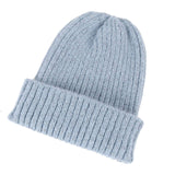 Maxbell Knitted Winter Hat Outdoor Ski Hat for Casual and Formal Adults Unisex Light Blur